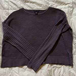 Purple long sleeve shirt